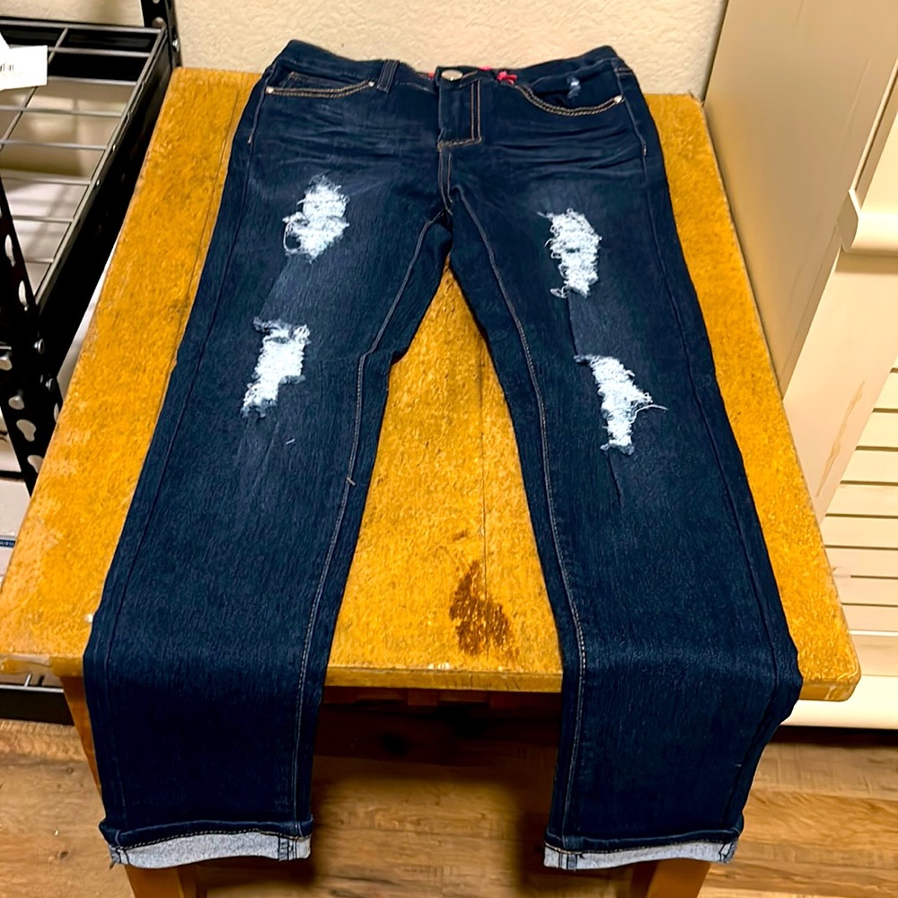 Girls blue jeans